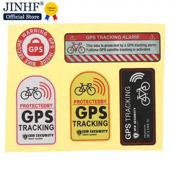 1 ШТ., наклейка с сигнализацией GPS-слежения, Светоотражающая наклейка для велосипеда, противоугонная наклейка для мотоцикла, скутера, автомобиля
