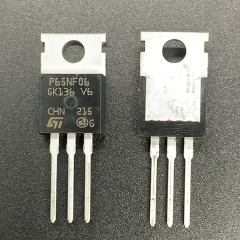 10 шт./Новый оригинальный транзистор STP65NF06 MOS tube 65A60V с прямым штекером TO220 P65NF06