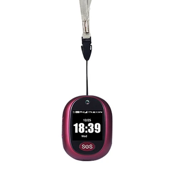 4G GPS Отслеживающий Кулон V45 Для детей старшего возраста Мини GPS Персональный Трекер Будильник Говорящие Часы Водонепроницаемый