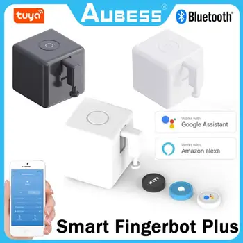 ABUESS Tuya Fingerbot Plus Робот Умный Дом Кнопка Толкатель Переключатель Бот Умный Дом Работает с Alexa Google Home Smart Life App