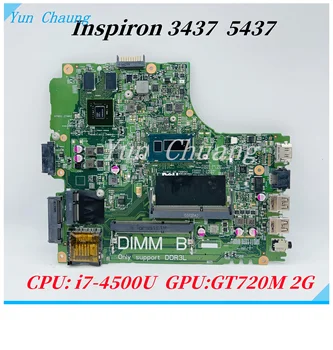 CN-0PFWVF 0PFWVF Для DELL Inspiron 3437 5437 Материнская плата ноутбука 12314-1 Материнская плата С процессором i7-4500U GT720M/740M 2G GPU DDR3L
