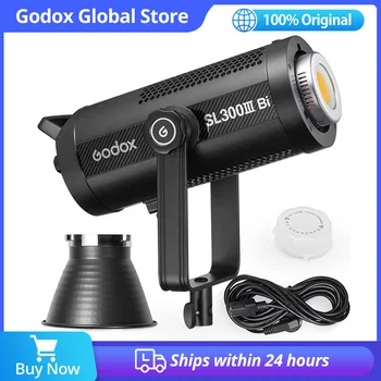 Godox SL300III Bi 320 Вт 2800-6500 К Двухцветный светодиодный Видеосигнал Bowens Mount Wireless X System для Студийной Съемки И Видеозаписи