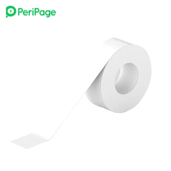 PeriPage 1 Рулон Белой Бумаги Для Этикеток Липкая Лента Клейкая Бумага Для Термопринтера Этикеток Водонепроницаемая для PeriPage L1 BT Label Maker