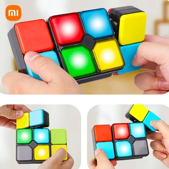 Xiaomi Intelligence Электронная музыка Волшебный цветной квадратный светодиодный световой эффект для вручения подарков Декомпрессионные детские игровые игрушки