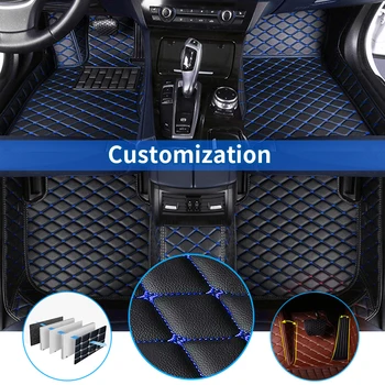 Автомобильные коврики для Chevy Malibu 2021 Передние и задние кожаные накладки для пола, полное покрытие, защита салона, автомобильный ковер