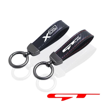 автомобильный брелок для ключей fiber keychain для Peugeot gt gti gtline 508 5008 3008 208 2008 308 Автомобильные аксессуары auto