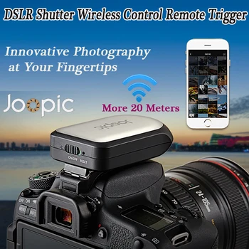 Беспроводной пульт дистанционного управления затвором Joopic для селфи с цифровых зеркальных фотокамер Canon/Nikon с помощью камеры smartphone control
