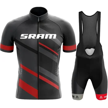 Велосипедные Шорты Мужские Мужская куртка 2023 ODLO SRAM Man Майо Летняя Одежда Велосипедная Одежда Велосипедный костюм Полный Нагрудник Командная форма