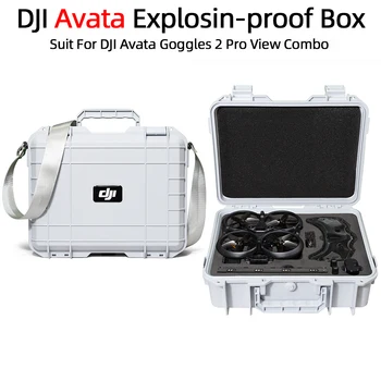 Для DJI Avata дрон может быть оснащен взрывозащищенной коробкой для переноски на одном плече или в руке Аксессуары DJI Avata