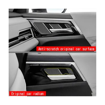 Для Mitsubishi Outlander 2022 2023, аксессуары для автомобиля, внутренняя дверная ручка из углеродного волокна, украшение чаши, накладка, наклейка