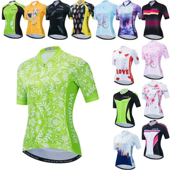 Летняя Женская Велосипедная Майка 2021 Maillot Ciclismo Летняя Одежда Для Горных Велосипедов Road MTB Велосипедные Куртки Гоночные Топы