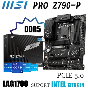 Материнская плата MSI PRO Z790-P LGA1700 DDR5 (OC) 7000 Материнская плата Z790 128G Поддерживает Intel 12th 13th Gen ATX RGB XMP Для компьютерных игр
