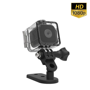 Мини-камера 1080P HD с водонепроницаемым покрытием, Беспроводная камера ночного видения для помещений, монитор видеонаблюдения, Видеокамеры, Видеомагнитофон