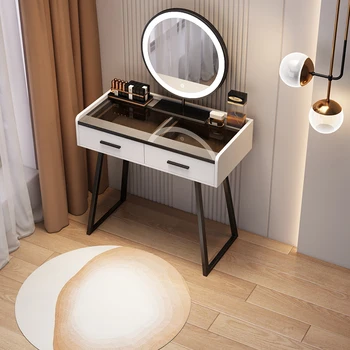 Многофункциональный Очаровательный туалетный столик для спальни, женское зеркало, туалетный столик, мебель для макияжа Classic Moderntocador Maquillaje