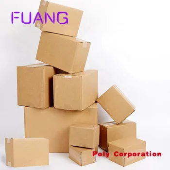Небольшие картонные коробки для доставки, картонная упаковка из гофрированной сверхпрочной бумаги с двойными стенками, коробка для индивидуальной упаковки для малого бизнеса