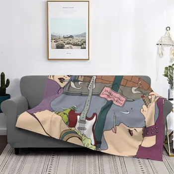 Одеяло Smokes Nana с бархатным принтом в японском аниме, многофункциональные легкие тонкие пледы для кровати, плюшевое тонкое одеяло для спальни