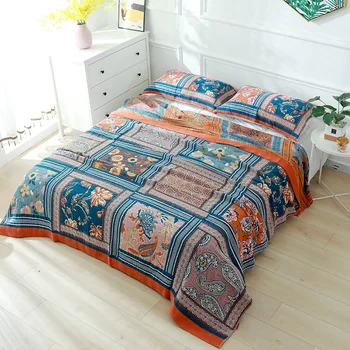 Плед на диване, Мягкое и дышащее Марлевое полотенце для спальни, одеяло, Удобное одеяло из хлопчатобумажной пряжи, полотенце для кондиционирования воздуха, одеяла
