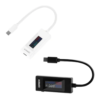 Портативный Измеритель-Тестер Type-C Измеритель тока 4-30 В 0-6.5 А USB Измеритель Мощности Челнока