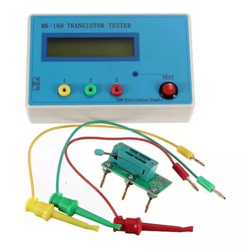 Тестер транзисторов, Емкость диода, триода, Сопротивление ESR, RLC, NPN, PNP, MOS-метр, Измеритель емкости MK-168