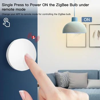Умный переключатель Длительный срок службы батареи Zigbee 3.0 Smart Home Smart Key Switch Автоматизация Настенного переключателя Сцены с батарейным питанием Tuya