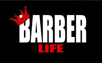 флаг парикмахера 3x5 футов на черном фоне life custom any barber цифровая печать флаг-баннер из полиэстера