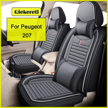 Чехол для автокресла QIEKERETI для салона Peugeot 207, автоаксессуары (1 сиденье)