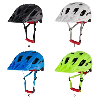 Шлем для велоспорта И Катания на горных велосипедах - Ударопрочный И легкий, Быстросохнущие Шлемы Из ПК Для Женщин, Велосипедные, Матово-Белые