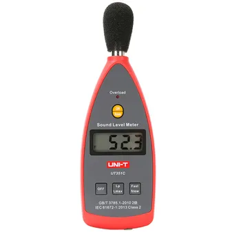 Шумомер UNI-T UT351C цифровое измерение уровня звука, измеритель громкости, децибелометр, тестовый детектор шума