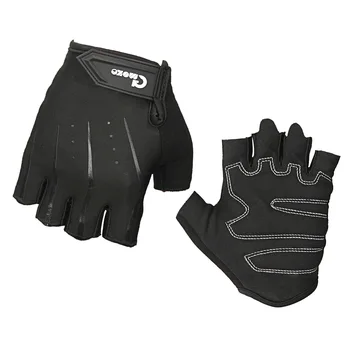 Велосипедные перчатки для улицы, спортивные перчатки на полпальца, мужские и женские перчатки с короткими пальцами, нескользящие Велосипедные перчатки без пальцев