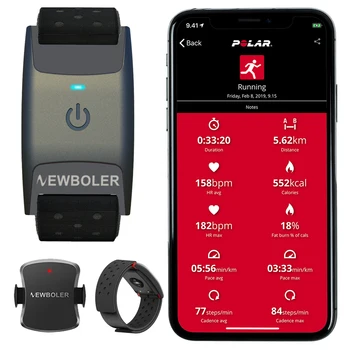 Монитор Сердечного Ритма Браслет На Запястье Нарукавный Ремень Bluetooth 4.0 ANT Велосипедные Аксессуары Датчик Частоты Вращения для Wahoo Zwift GPS Велосипедный Компьютер