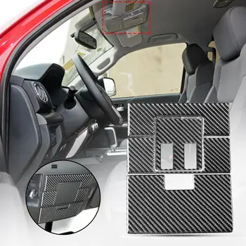 Простая установка, устойчивая наклейка для отделки передней лампы для чтения в салоне автомобиля Toyota Tundra 2014-2018